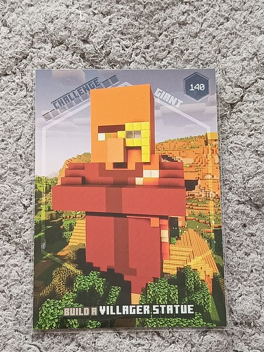 Karta Minecraft Challenges Build a Villager statue 140