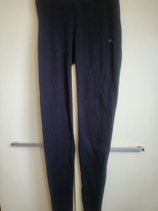 Spodnie z weluru I tkaniny leginsy r. 158
