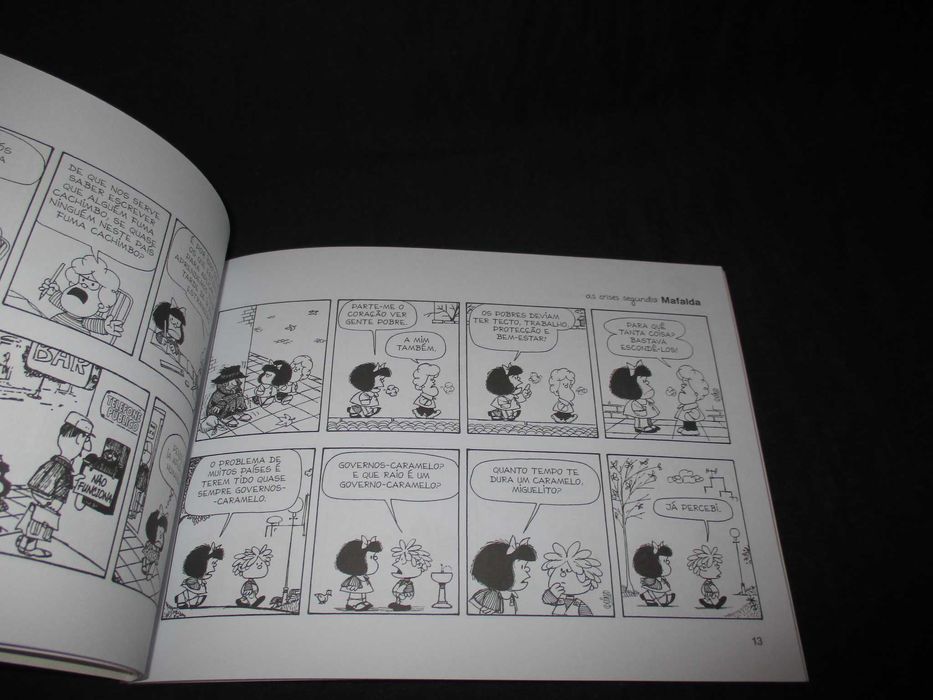 Livro BD As Crises segundo Mafalda Quino Asa