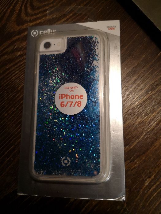 Etui case Iphone 6/7/8 Płynny brokat Celly