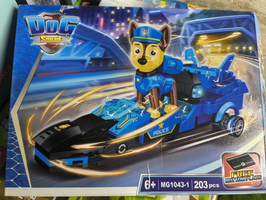 Psi patrol chase klocki