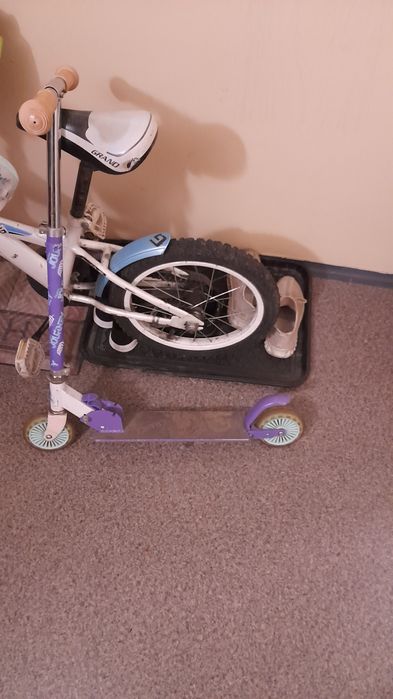 Rowerek 16 cali oddam i hulajnoga
