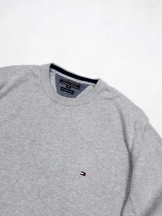Tommy Hilfiger sweter szary okrągły rozmiar XL
