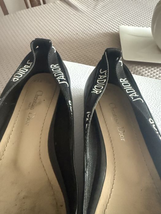 Baleriny Dior Jadore czarne 38