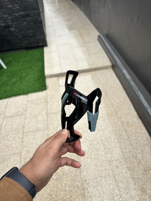 Porta-bidão Elite Custom Race Plus preto verde