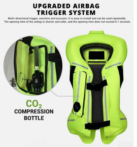 Colete de segurança airbag