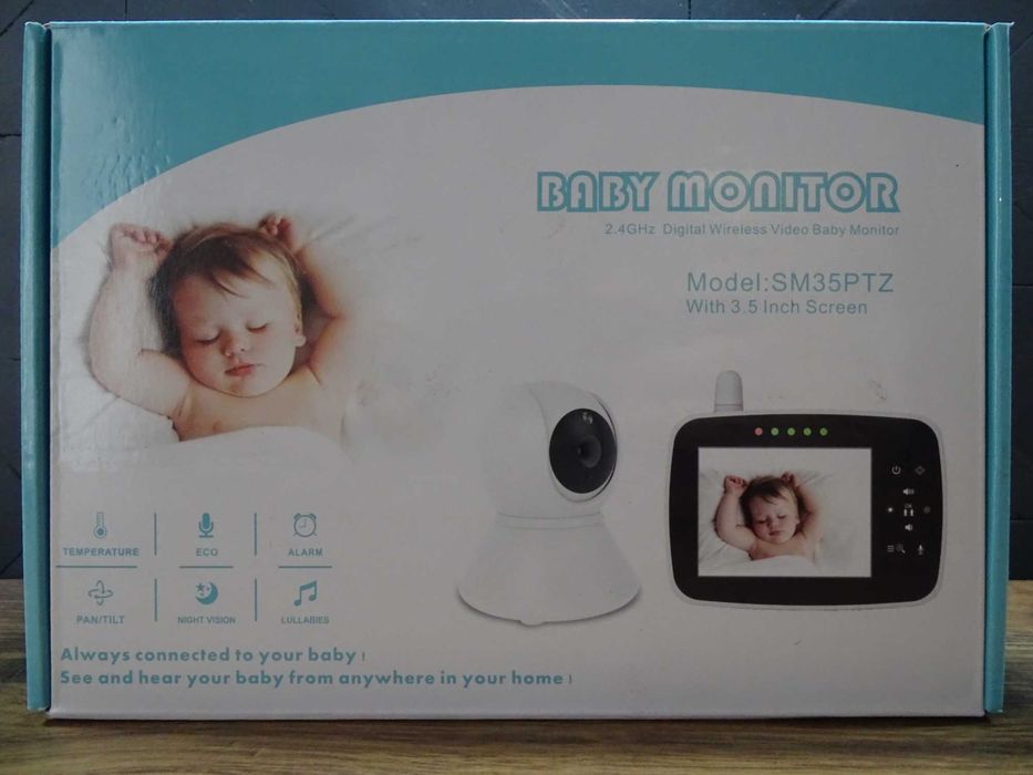 Elektroniczna niania z kamerą SM35PTZ – monitoring dziecka, NOWA