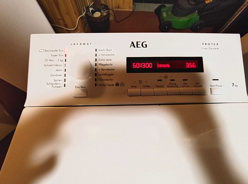 Pralka  AEG 40 cm .1-6 kg/1200.Gwarancja. LCD Gwar.Super model.