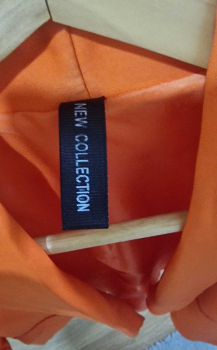 Blazer cor de laranja