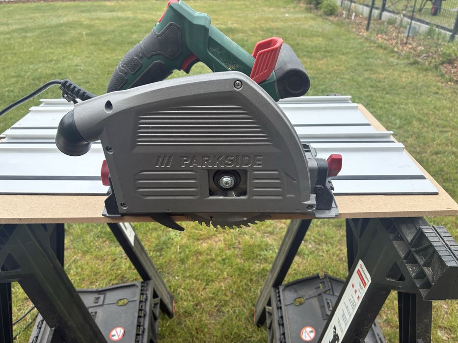 Zagłębiarka Parkside PTSS1200 + 2x szyna 0.7 m
