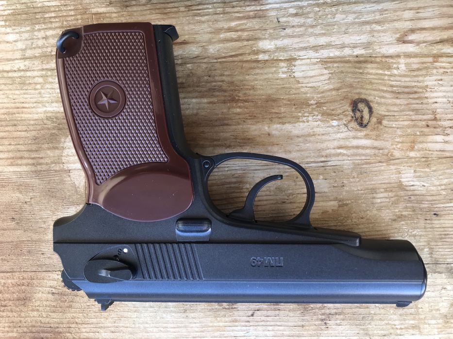 Pressão de Ar CO2) SwissArms P84 FULL METAL+CZ SHADOW esfera aço 4.5mm