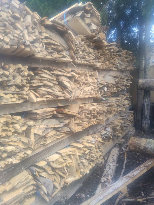 Zrzyny tartaczne tani opał do pieca rozpałka ofisy okrajki