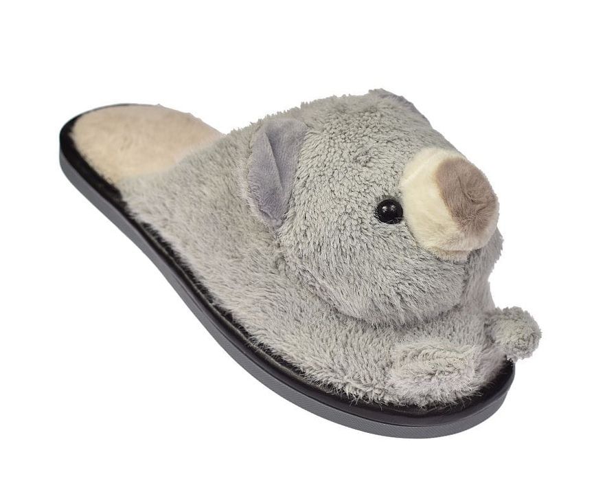 Kapcie damskie zwierzaki pantofle domowe XC-33 GR roz. 39