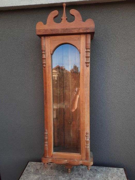 467 Skrzynia obudowa zegara żyłkowego szafka witrynka