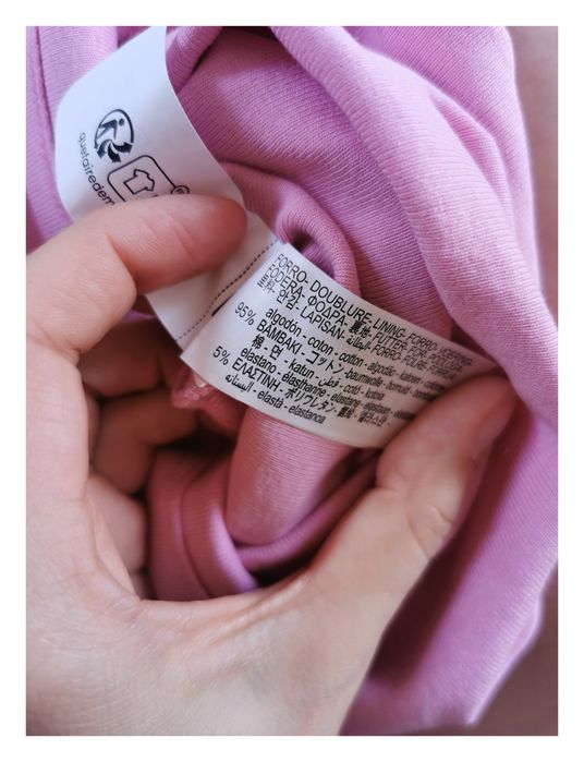 Nowa bawełniana sukienka pastelowy róż bodycon Zara