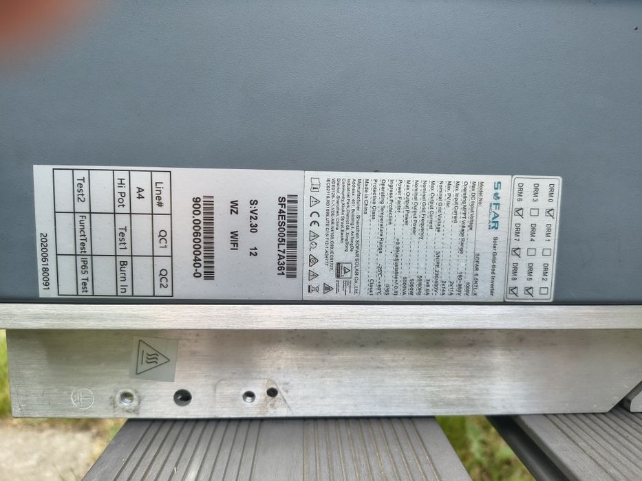 Falownik 5,5 kw-spszedam