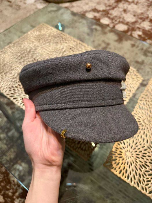 RUSLAN BAGINSKIY Pierced Baker Boy Cap