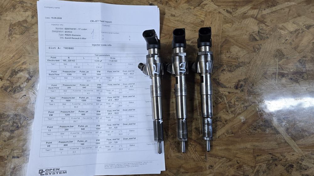 ПЕРЕВІРЕНІ Форсунки 1.5 1.9. 2.0 2.2 dci Рено Ніссан Опель
