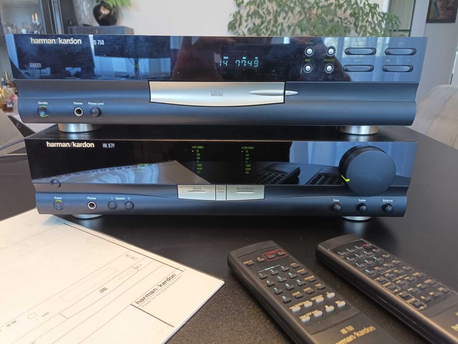 Zestaw Harman Kardon HK 670 + HD 750 – stan bardzo dobry