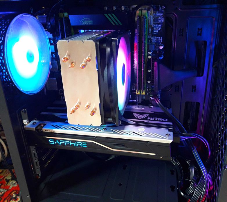 Компьютер 8 Ядер 16 Потоков, RX 480 8 GB, HDD 2 Tb, 32 Gb RAM