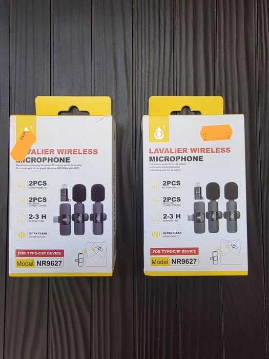 Microfones wireless novos