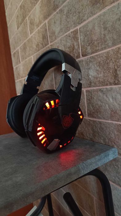 Бездротові ігрові навушники Phoinkas G2000 Pro (Bluetooth, RGB, 50 мм)