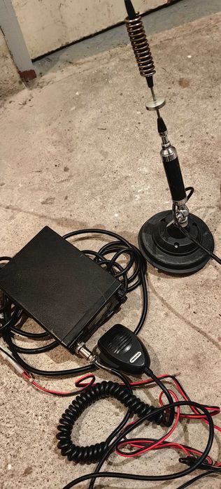 Cb radio President teddy z mocną anteną