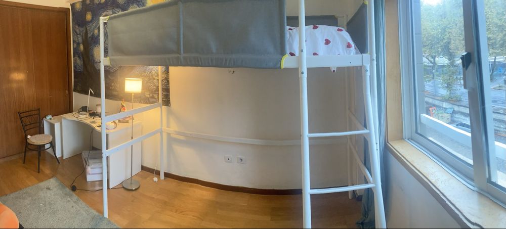 Cama alta VITVAL ikea+cama gavetão e respetivos colchões