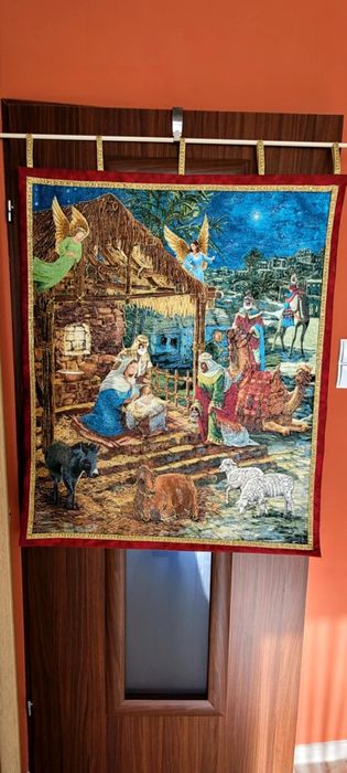 Pikowany ręcznie gobelin Liz Goodrick Dillon