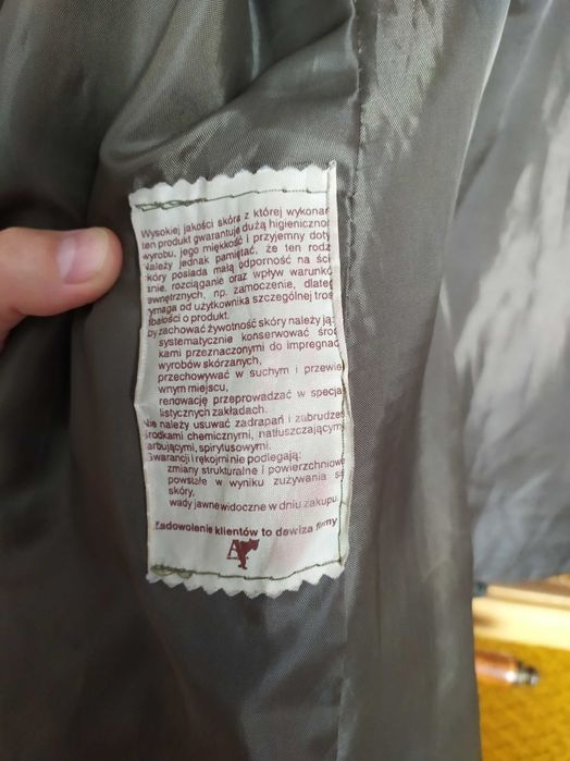 Kurtka damska, skórzana rozmiar L