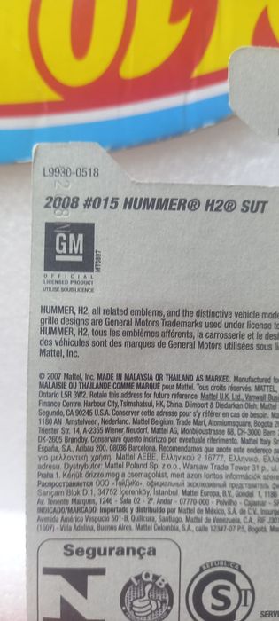 Hummer H2 SUT Hot Wheels