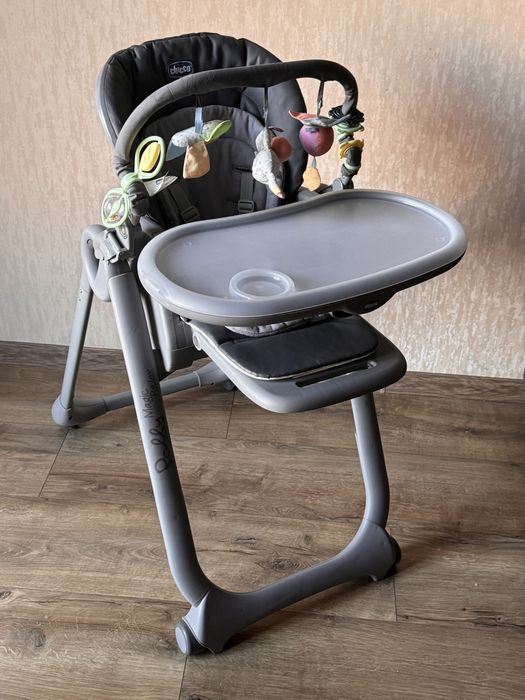 Стульчик для кормления 0+ Chicco polly magic relax + коврик детский