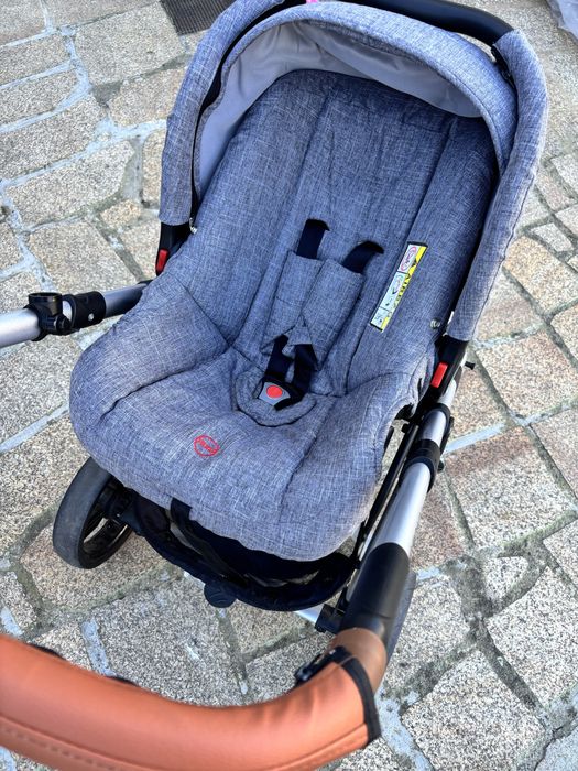 Carrinho pierre cardin com isofix