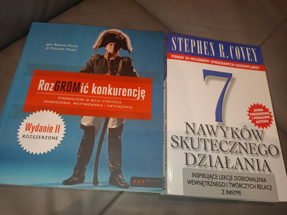 Komplet 2 książek dotyczacych samorozwoju