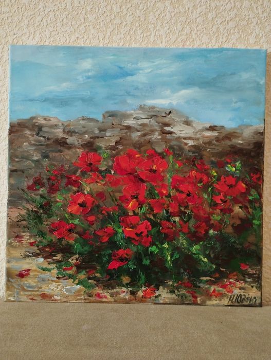 Картина маслом,, Маки 