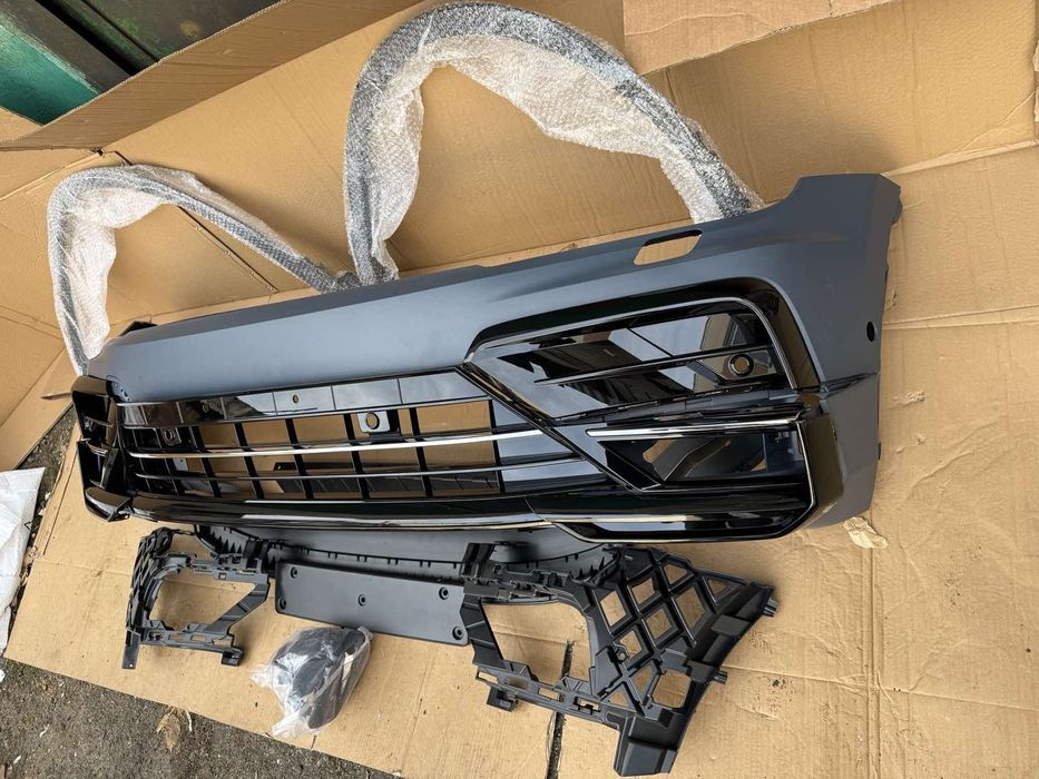 Tiguan r line   тигуан р лайн бампер в сборе 2017-2021