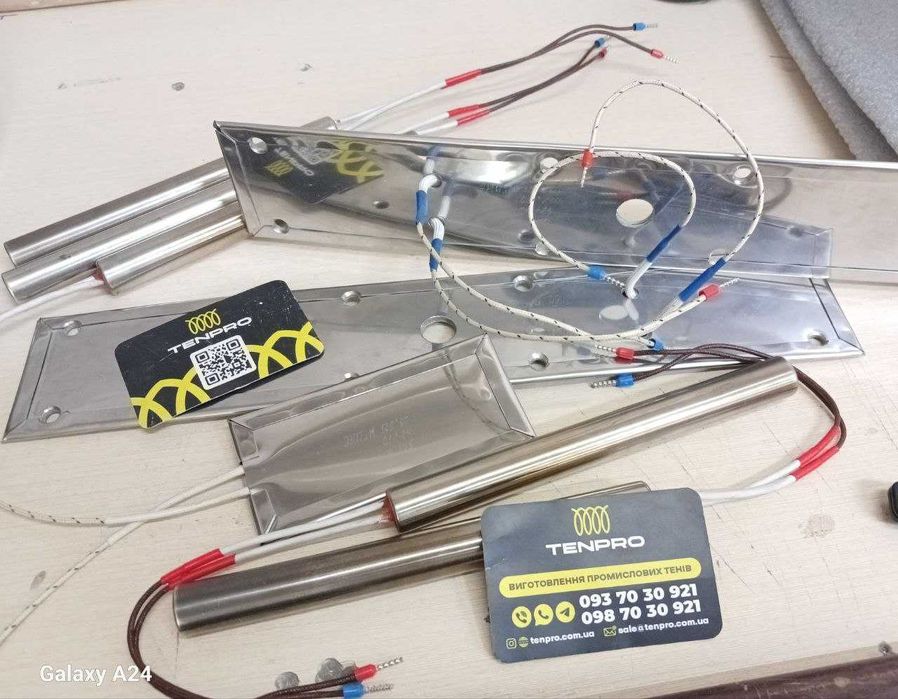 плоский нагрівач для пресформи. слюдяний тен