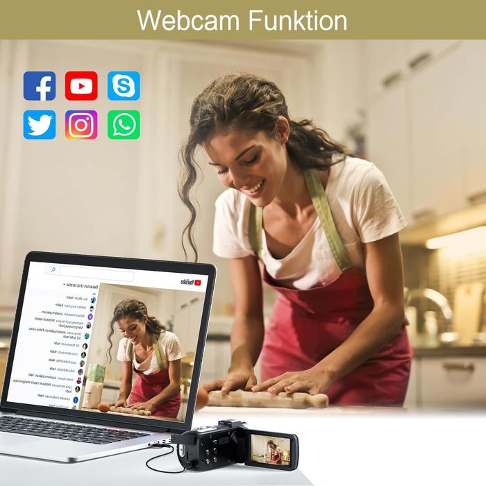 Câmera Filmar Digital 4k