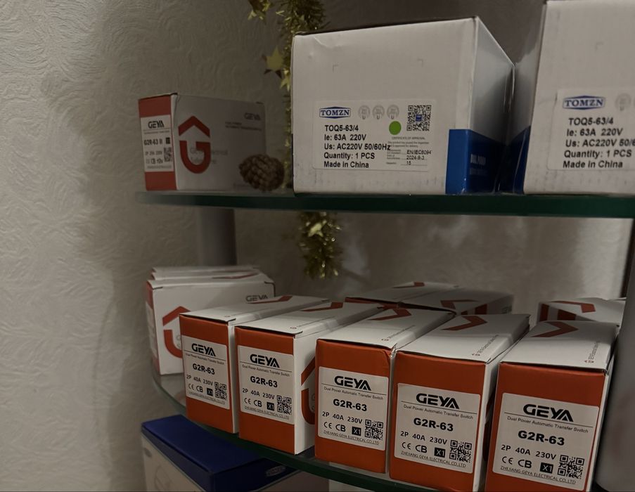 АВР  1-3ф 25-63А , реле напруги, для Ecoflow, Bluetti, Jackery iтд