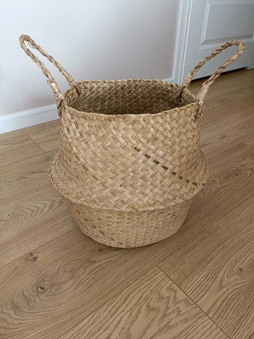 Koszyk BOHO do przechowywania - Trawa Morska