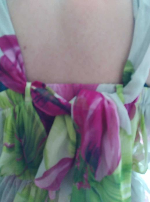 Красивое платье Eleni Viare Франция вискоза макси р.38 или 48 50 52