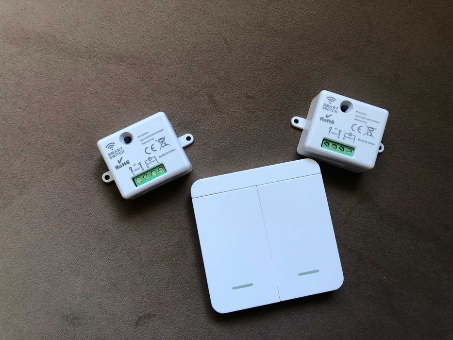 Interruptor de Luz Sem Fio RF Interruptor - Duplo