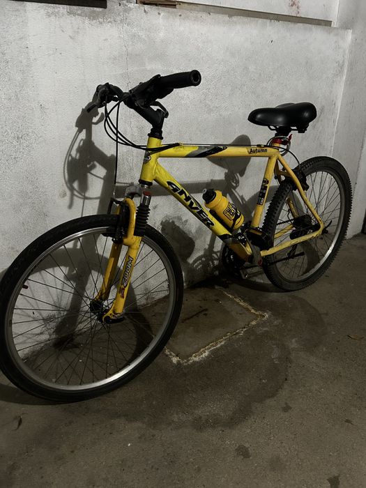 Bicicleta amarela, grande
