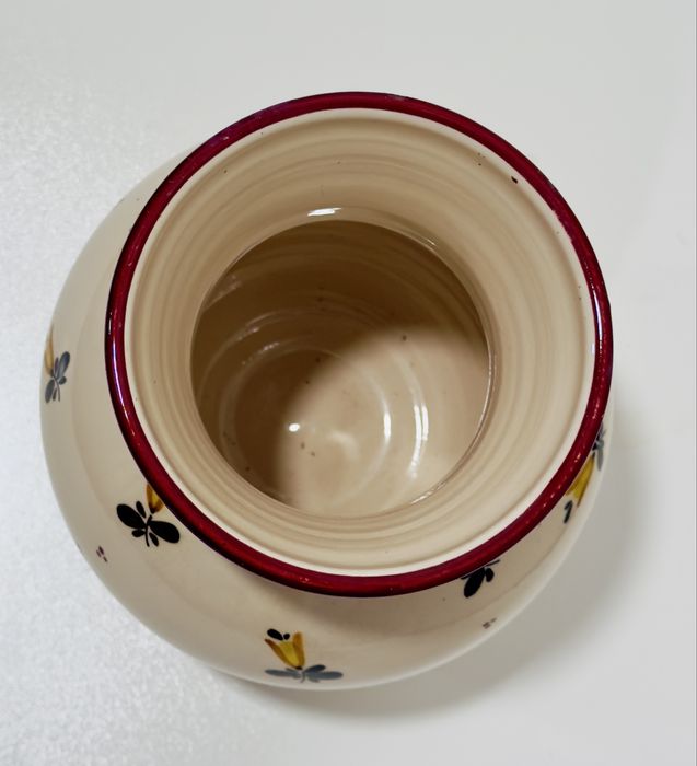 Jarra em ceramica da famosa casa suiça Poterie de la Gruyere