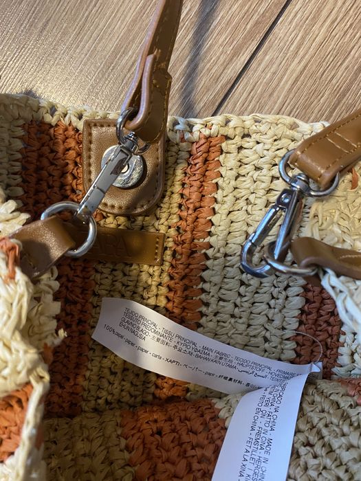 Pleciona torebka/koszyk Zara