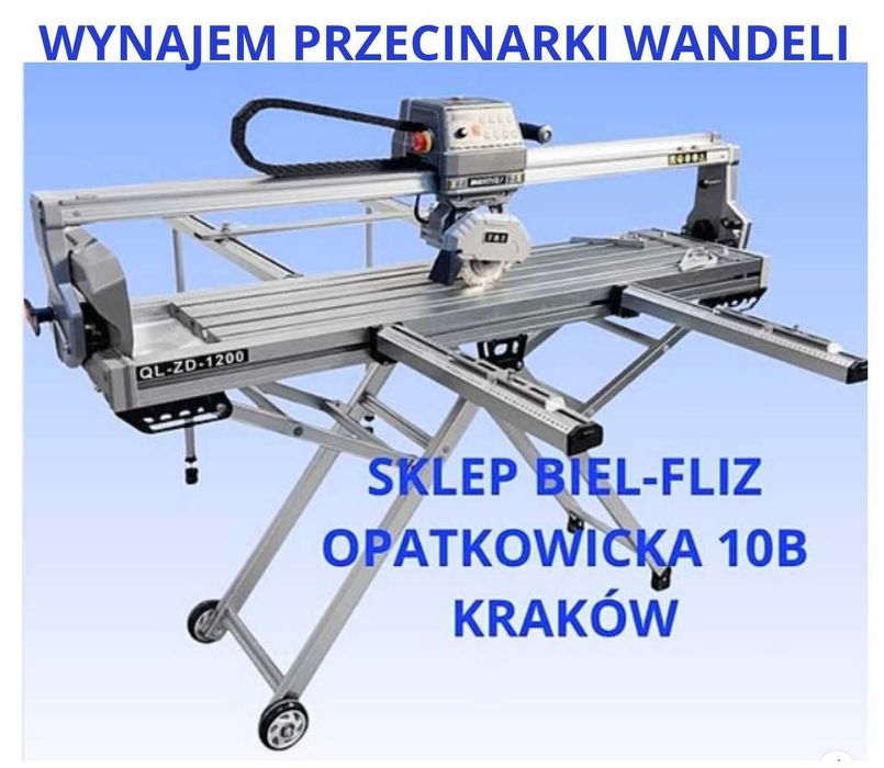 Wynajem przecinarki wodnej Wandeli QL-ZD1200
