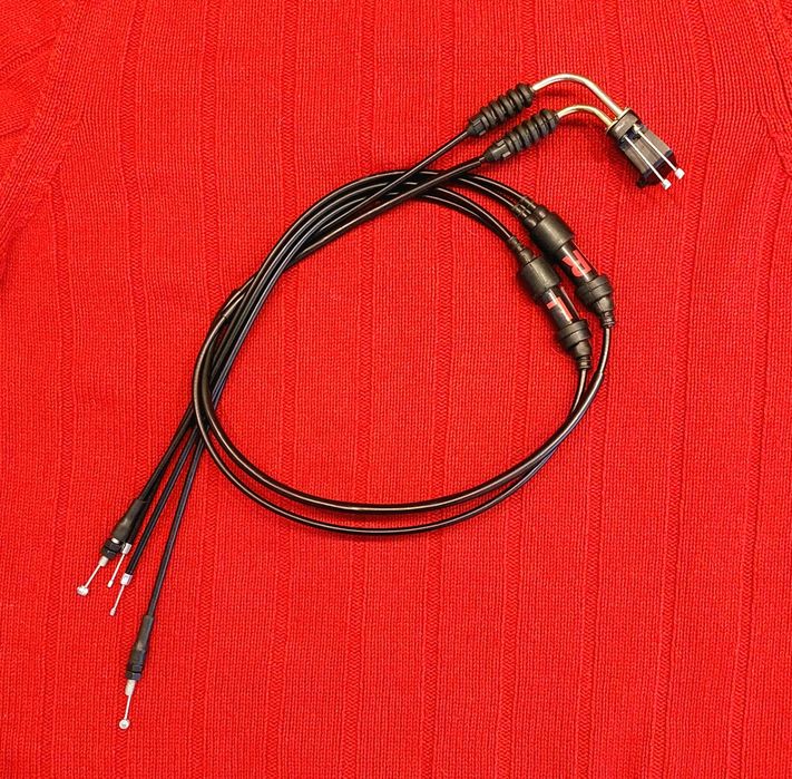 Трос газу з кріпленням до пульта МТ Днепр ,Урал до карбюраторів PZ30