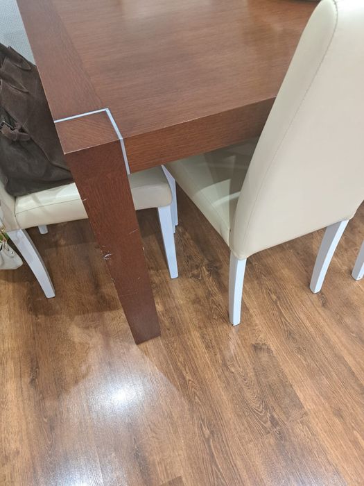 Stół, ława, krzesła