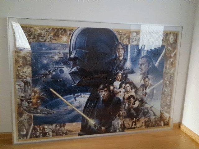 Puzle Star Wars w antyramie