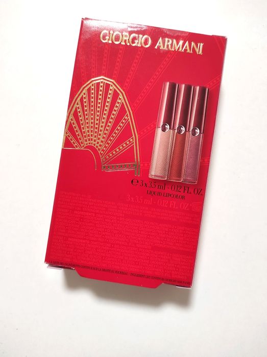 Набір рідких помад для губ Giorgio Armani lip maestro